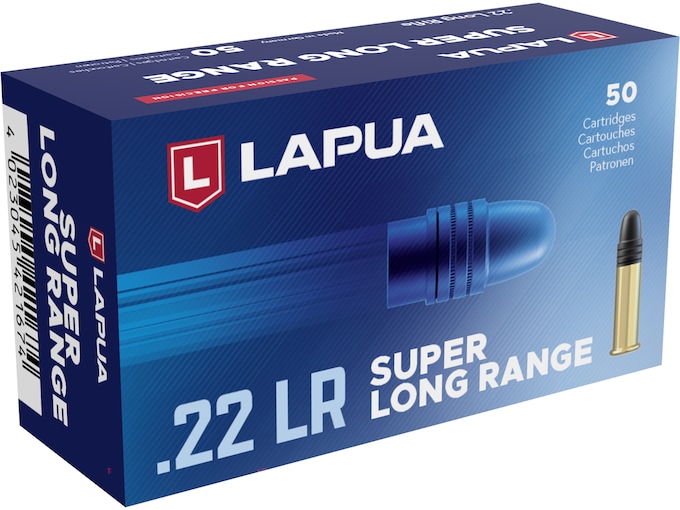 Lapua Super Long Range 22LR Ammo 40 Grain Round Nose