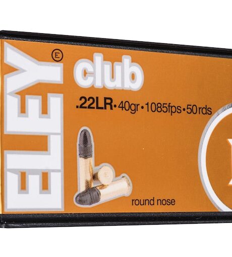 Eley Club 22LR Ammo 40 Grain Round Nose