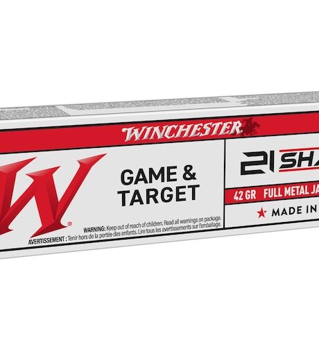 Winchester Game & Target 21 Sharp Ammo 42 Grain Full Metal Jacket
