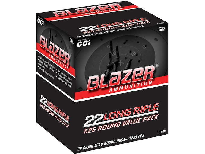 Blazer 22LR Ammo 38 Grain Round Nose