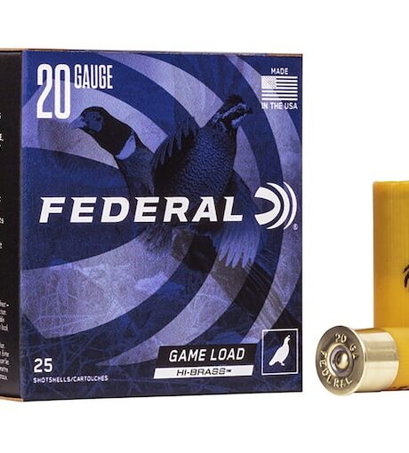 Federal Game Load Upland Hi-Brass 20 Gauge Ammo