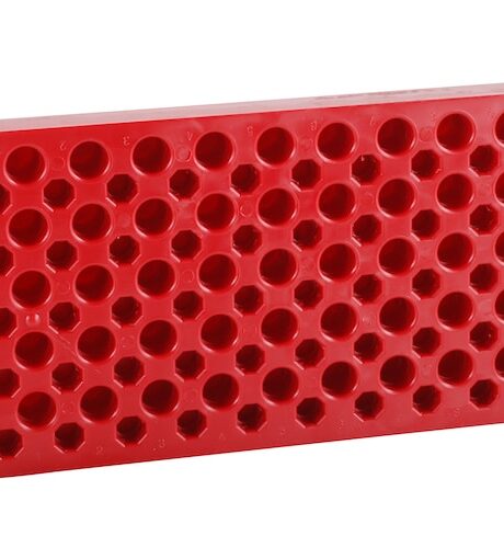 MTM Universal Reloading Tray 50-Round Plastic Red