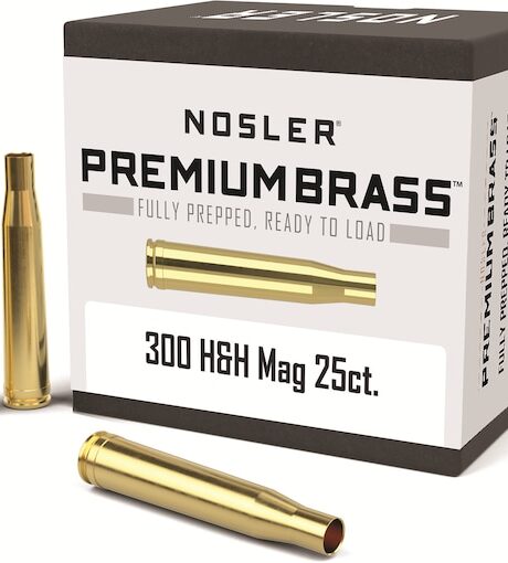 Nosler Custom 300 H&H Magnum Brass Box of 25