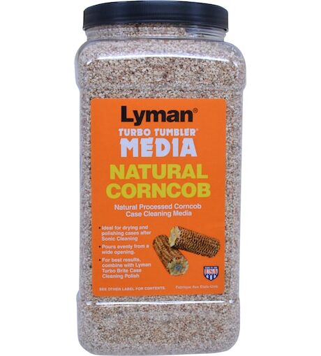 Lyman Turbo Brass Cleaning Media Corn Cob Medium "Easy Pour Container"