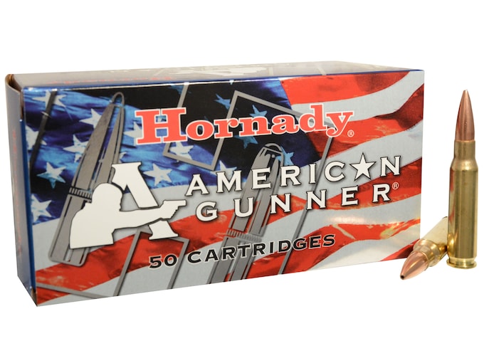 Hornady American Gunner 308 Winchester Ammo 155 Grain Jacketed Hollow Point
