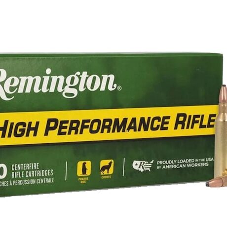 Remington High Performance Rifle 22-250 Remington Ammo 55 Grain Jacketed Soft Point Box of 20