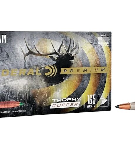 Federal Premium Trophy Copper 308 Winchester Ammo 165 Grain Federal Trophy Copper Polymer Tip Lead Free Box of 20