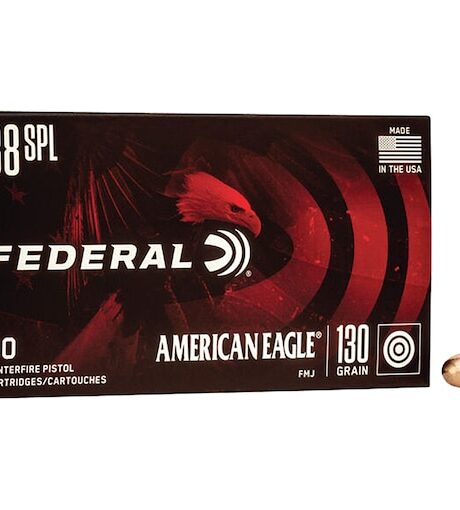 Federal American Eagle 38 Special Ammo 130 Grain Full Metal Jacket