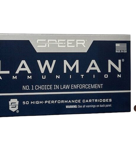 Speer Lawman 38 Special +P Ammo 158 Grain Full Metal Jacket Box of 50