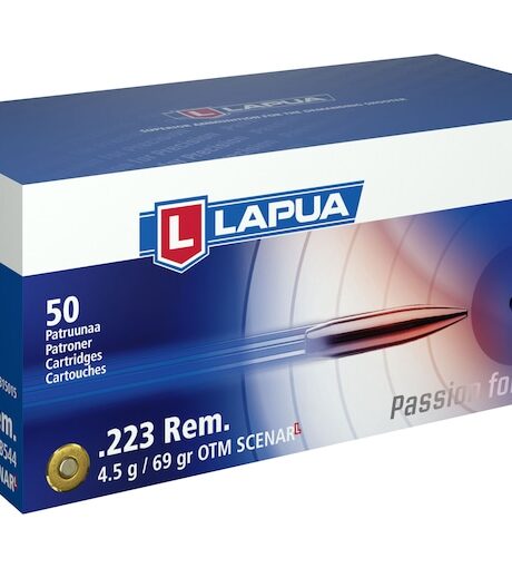 Lapua 223 Remington Ammo 69 Grain Lapua Scenar-L Jacketed Hollow Point Box of 50