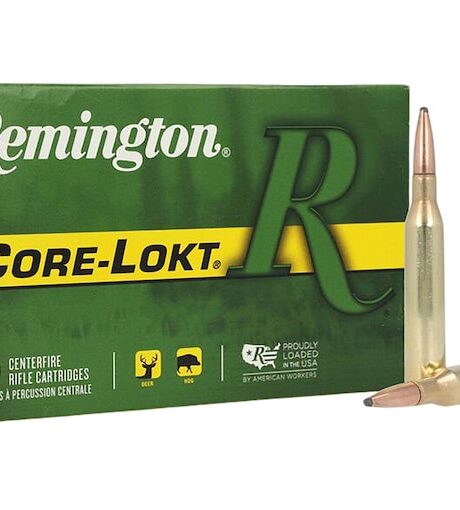 Remington Core-Lokt 25-06 Remington Ammo 120 Grain Jacketed Soft Point Box of 20