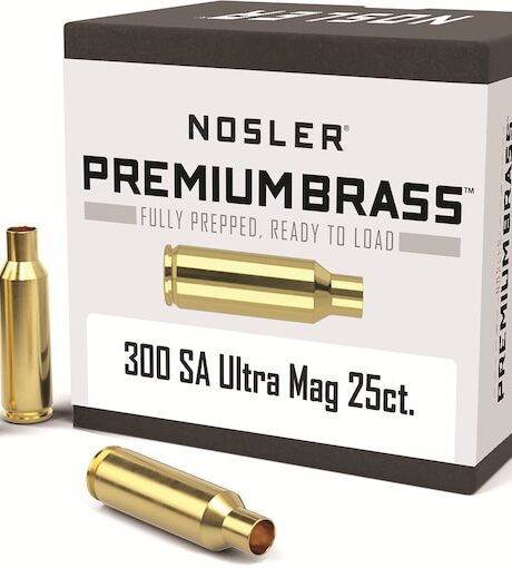 Nosler Custom 300 Remington Short Action Ultra Magnum Brass Box of 25