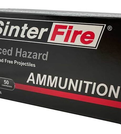 SinterFire Reduced Hazard 45 ACP Ammo 155 Grain Frangible Flat Nose Lead Free Box of 50