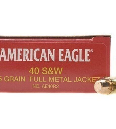 Federal American Eagle 40 S&W Ammo 155 Grain Full Metal Jacket Box of 50