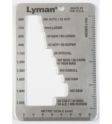 Lyman E-Zee Case Gauge Pistol & Revolver