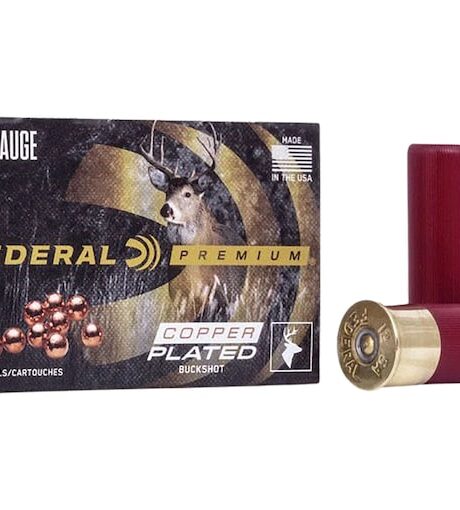 Federal Premium Vital-Shok 12 Gauge Buckshot Ammo 2-3/4" #00 Buckshot 9 Pellets