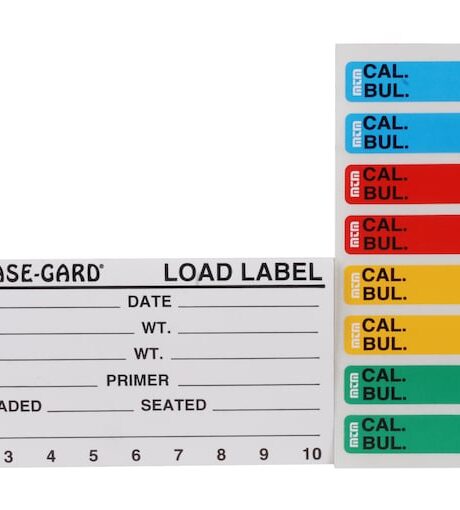 MTM Peel and Stick Reloader's Labels Rifle/Handgun 50PK and Colored Box Stickers 48PK