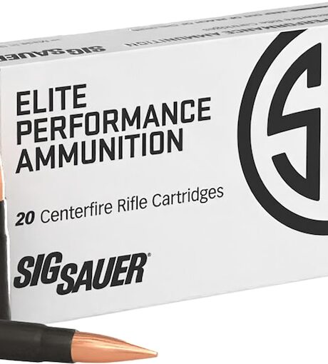 Sig Sauer Elite Performance Short Barrel 300 AAC Blackout Ammo 120 Grain Solid Hollow Point Lead Free Box of 20