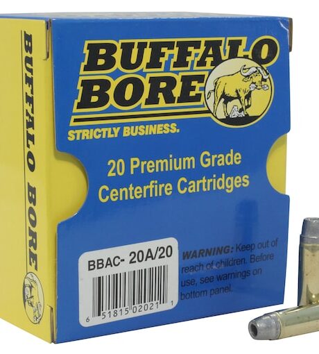 Buffalo Bore 38 Special +P Ammo 158 Grain Lead Hollow Point Box of 20