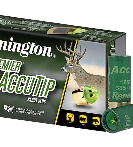 Remington Premier AccuTip 12 Gauge Sabot Slug 3" 385 Grain Box of 5