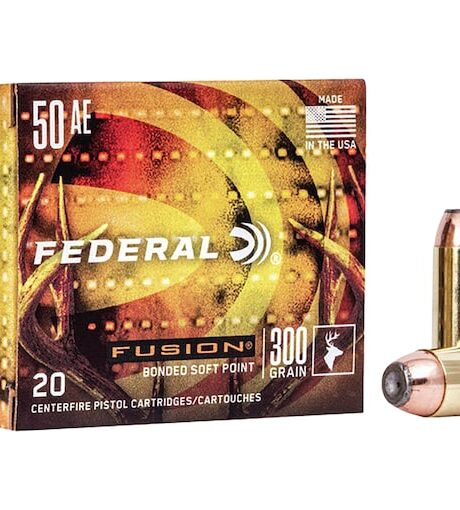 Federal Fusion 50 Action Express Ammo 300 Grain Jacketed Hollow Point Box of 20