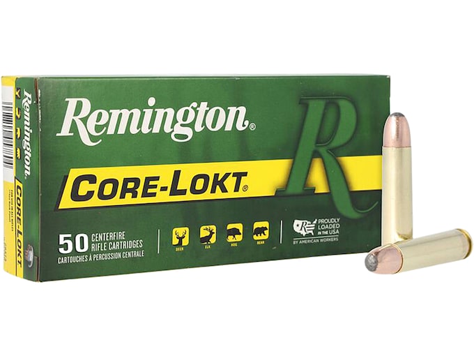 Remington Core-Lokt 30 Carbine Ammo 110 Grain Jacketed Soft Point Box of 50