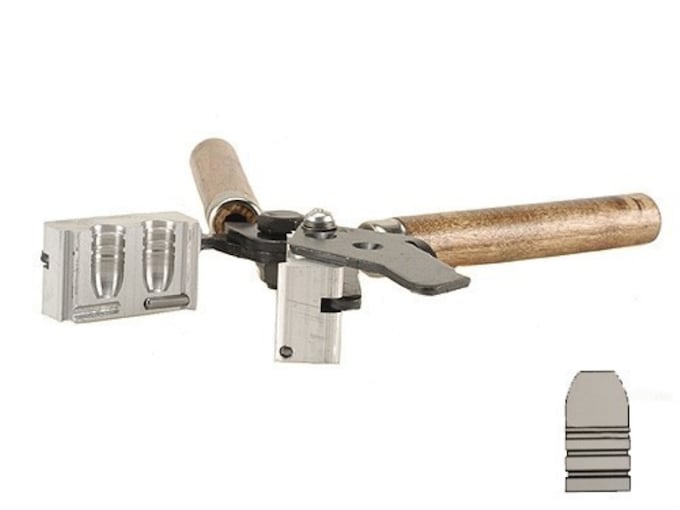 Lee 2 Cavity Bullet Mold 457-340-F 45-70 Government (457 Diameter) 340 Grain Flat Nose