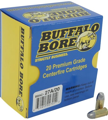 Buffalo Bore 380 ACP +P Ammo 100 Grain Flat Nose Box of 20