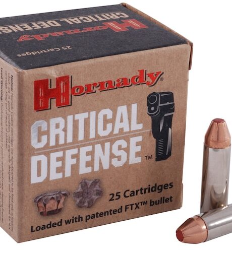 Hornady Critical Defense 38 Special Ammo 110 Grain Hornady FTX Polymer Tip Box of 25
