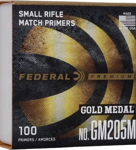 Federal Premium Gold Medal Small Rifle Match Primers #205M