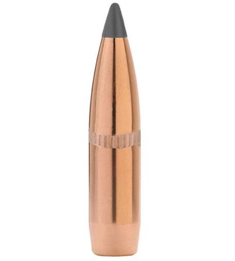 Factory Second Match 22 Caliber (224 Diameter) Bullets 75 Grain Polymer Tip with Cannelure Box of 100 (Bulk Packaged)