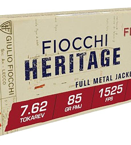 Fiocchi 7.62x25mm Tokarev Ammo 85 Grain Full Metal Jacket Box of 50