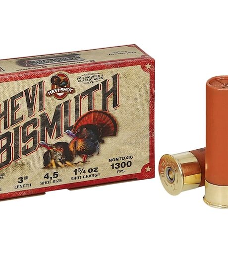 Hevi-Shot Hevi-Bismuth Turkey 12 Gauge Ammo 3" #4 and #5 Bismuth Shot 1-3/4 oz Box of 5