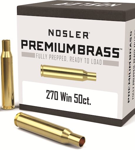Nosler Custom 270 Winchester Brass Box of 50