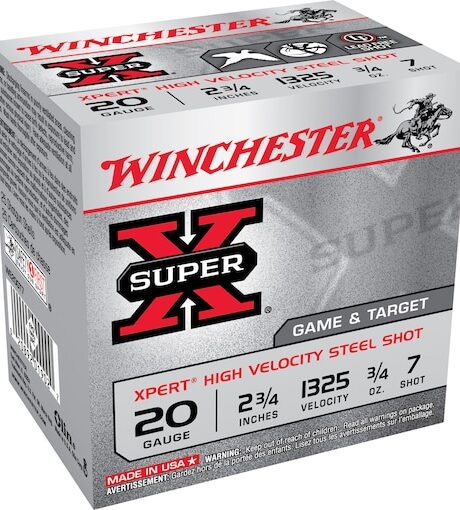 Winchester Super X Xpert Game and Target 20 Gauge Steel Ammo