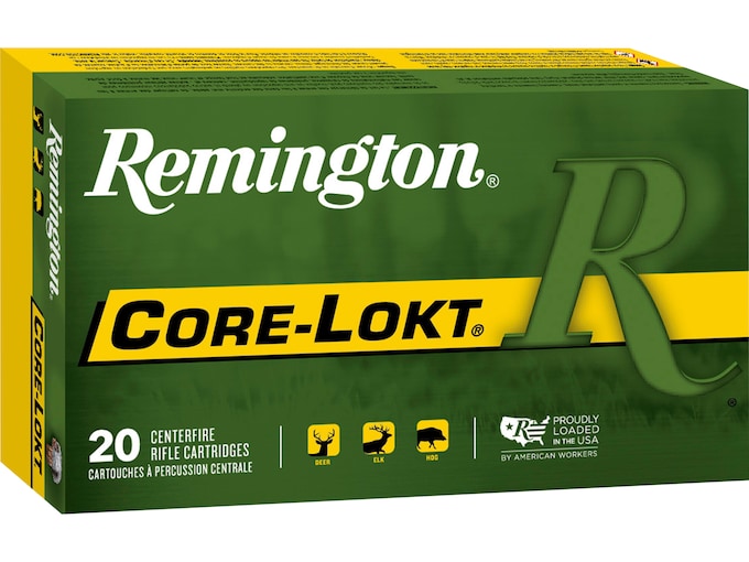Remington Core-Lokt 30-06 Springfield Ammo 220 Grain Jacketed Soft Point Box of 20