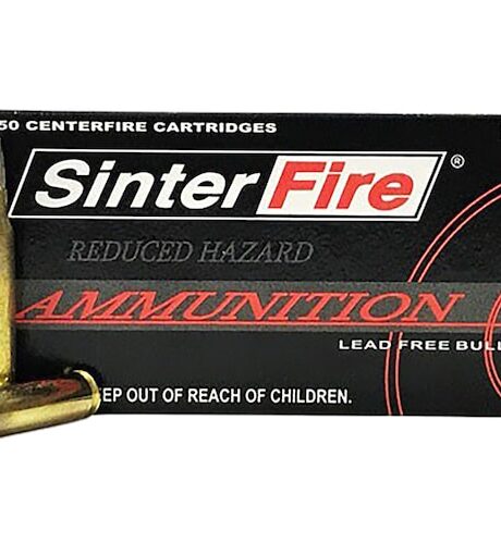 SinterFire Reduced Hazard 223 Remington Ammo 55 Grain SinterFire Frangible Frangible Round Nose Lead Free