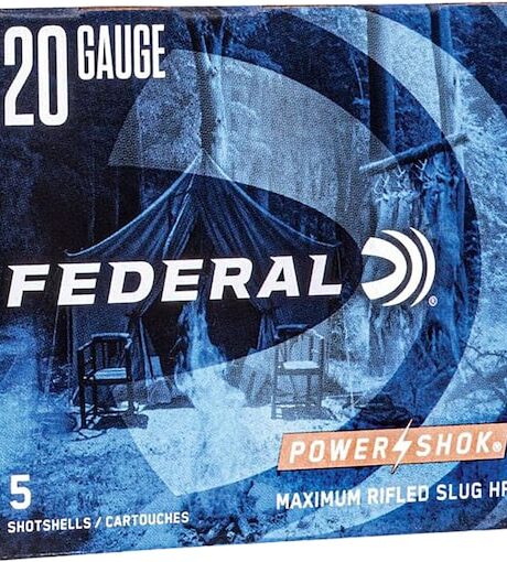 Federal Power-Shok 20 Gauge Hollow Point Rifled Slug 2-3/4" 3/4oz