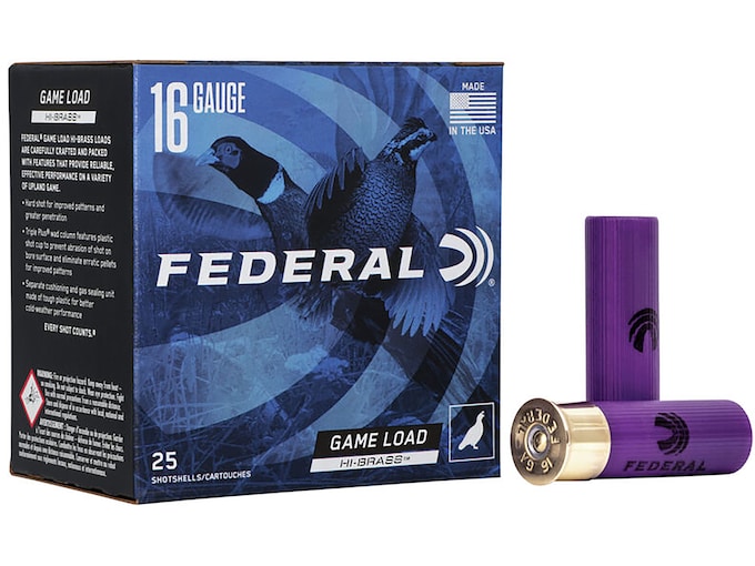 Federal Game Load Upland Hi-Brass 16 Gauge Ammo