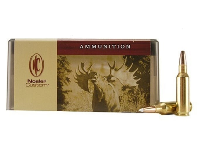 Nosler Custom 300 Remington Short Action Ultra Magnum Ammo 150 Grain Nosler AccuBond Polymer Tip Box of 20