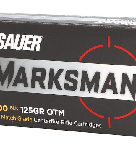Sig Sauer Marksman Elite 300 AAC Blackout Ammo 125 Grain Sierra MatchKing Jacketed Hollow Point