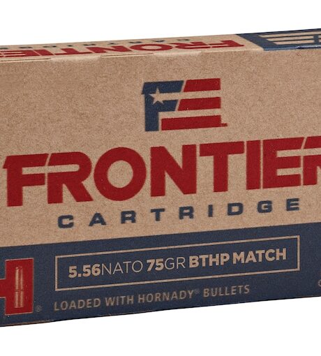 Frontier Cartridge Military Grade 5.56x45mm NATO Ammo 75 Grain Hornady Match Jacketed Hollow Point