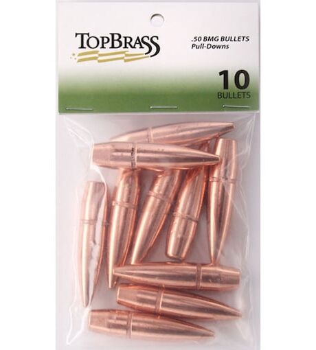 Top Brass Pull Down Bullets Full Metal Jacket