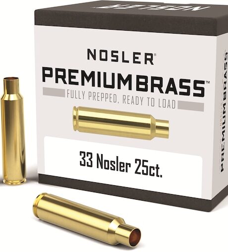 Nosler Custom 33 Nosler Brass Box of 25