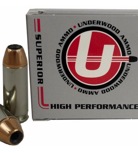 Underwood 10mm Auto Ammo 135 Grain Nosler Sporting Handgun Jacketed Hollow Point Box of 20
