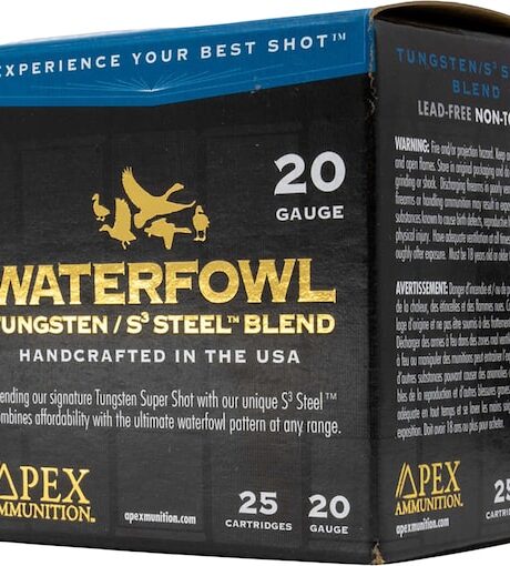 Apex Ammunition Waterfowl TSS/S3 Steel Blend 20 Gauge Steel and Tungsten Ammo