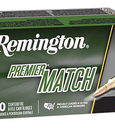Remington Premier Match 6.8mm Remington SPC Ammo 115 Grain Sierra MatchKing Jacketed Hollow Point