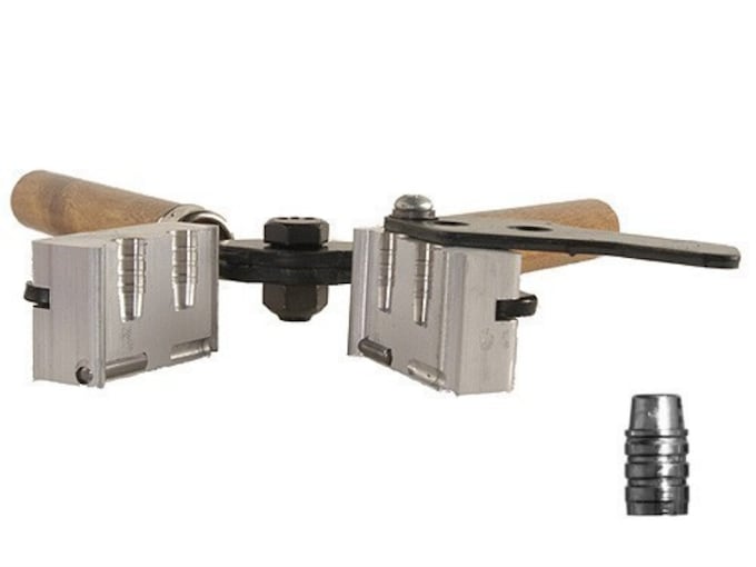 Lee 2 Cavity Bullet Mold C358-158-SWC 38 Special, 357 Magnum, 38 Colt New Police, 38 S&W (358 Diameter) 158 Grain Semi-Wadcutter Gas Check