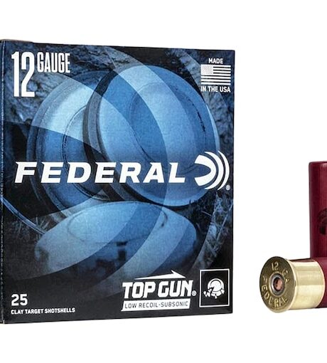 Federal Top Gun Low Recoil Subsonic 12 Gauge Ammo