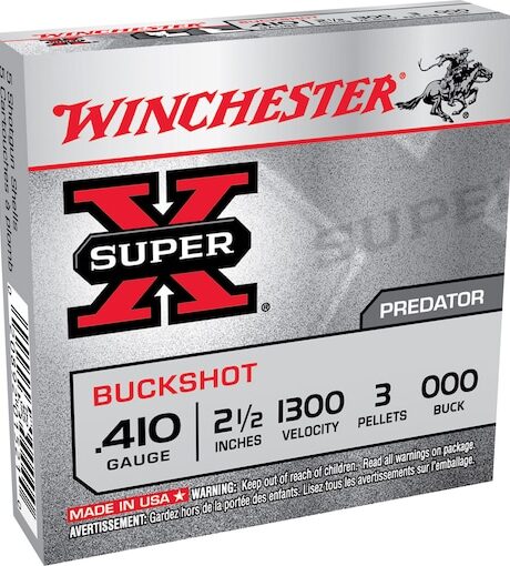 Winchester Super X 410 Buckshot Ammo 2-1/2"